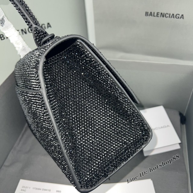 Balenciaga專櫃爆款燙磚重手工中號沙漏包手提包 巴黎世家Hourglass沙漏包 款號：8895 fyj1489